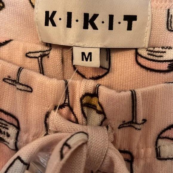 NWT cozy sleeveless cottonn jamies sz M Pink - Picture 2 of 5